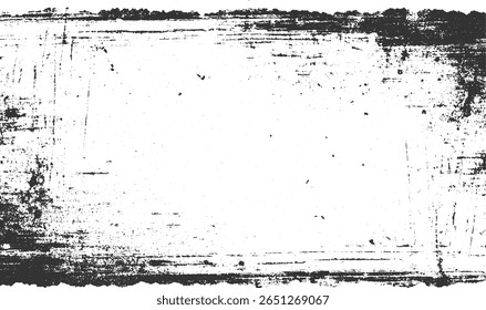 Fundo texturizado preto e branco aflito com bordas ásperas e manchas espalhadas.