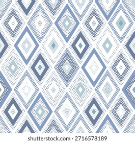 Fondo de patrón sin fisuras de diamante azul afligido