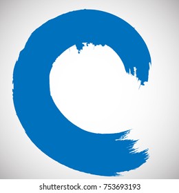 Distressed Brush Stroke. Grunge Wave Ink Line  . Logo Icon. movement . Vector