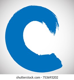 Distressed Brush Stroke. Grunge Wave Ink Line  . Logo Icon. movement . Vector