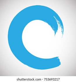 Distressed Brush Stroke. Grunge Wave Ink Line  . Logo Icon. movement . Vector