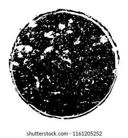 Distressed Circle Stamp Vector Black Color Overlay Textures. Round Bold Grunge distress Template background For your design. EPS10 vector.