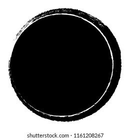 Distressed Circle Stamp Vector Black Color Overlay Textures. Thin And Bold Grunge distress Template background For your design. EPS10 vector.