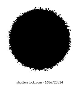 Distressed Circle Stamp Vector Black Color Overlay Textures. Thin And Bold Grunge distress Template background For your design. EPS10 vector.
