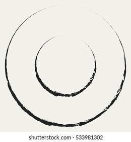 Distressed Circle Stamp Vector Black Color Overlay Textures. Thin And Bold Grunge distress Template background For your design. EPS10 vector.