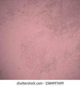 Distressed Color Pink Texture. Empty rose grunge background for making aged your design. EPS10 vector.
