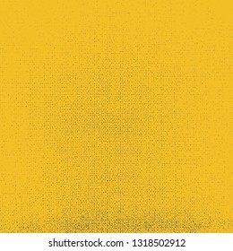 Distressed Color Texture with peeled paint and scratches. Empty grunge yellow color background. EPS10 vector