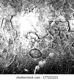 Distressed Cracked Background - overlay texture for your design. EPS10 vector.