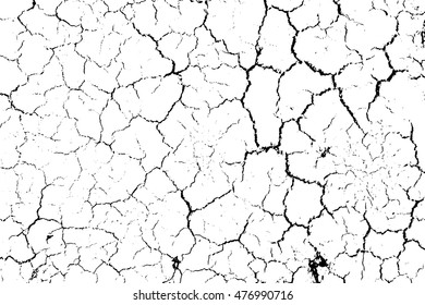 Distressed Cracked Overlay Texture of Dirty Grain - Grunge background. Vintage Abstract Halftone Vector Illustration.
