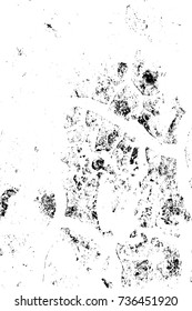 Distressed Cracked Paint Overlay Texture. Grune dry overlay background. EPS10 vector.