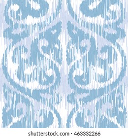 Distressed damask pattern seamless background tile