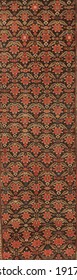 Distressed design for carpet and rugs