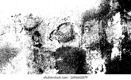 Textura superpuesta detallada y perturbada de superficie áspera, pared rota, piedra y pintura antigua. Borra el fondo horizontal. Un recurso gráfico de color.