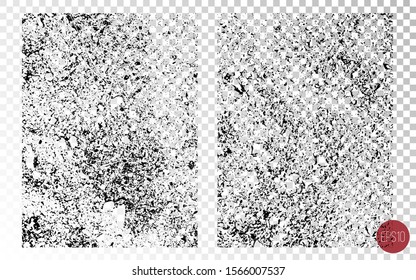 Distressed detailed overlay textures of rough surfaces, cracked wall, stone and old paint. Grunge backgrounds. One color graphic resources.