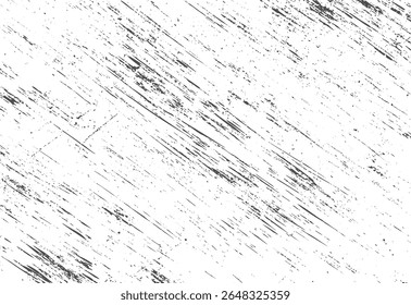 Textura de rasguño diagonal afligida con grabado grunge y líneas direccionales limpias. Fondo de superposición de Vector áspero.
