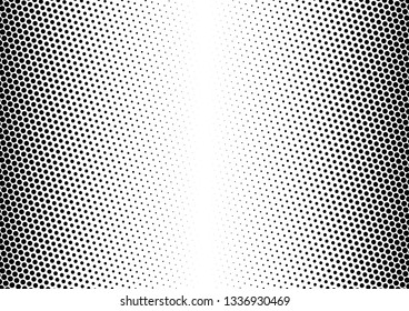 Distressed Dots Background. Abstract Backdrop. Gradient Pattern. Halftone Vintage Texture. Vector illustration