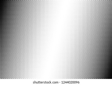Distressed Dots Background. Abstract Black and White Overlay. Points Grunge Backdrop. Monochrome Texture. Vector illustration