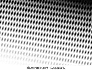 Distressed Dots Background. Abstract Halftone Texture. Vintage Gradient Backdrop. Pop-art Points Pattern. Vector illustration