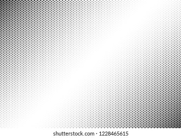 Distressed Dots Background. Black and White Backdrop. Vintage Pattern. Halftone Texture. Vector illustration