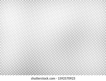 Distressed Dots Background. Black and White Overlay. Points Backdrop. Abstract Pattern. Vector illustration