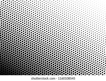 Distressed Dots Background. Fade Texture. Pop-art Modern Overlay. Vintage Monochrome Pattern. Vector illustration