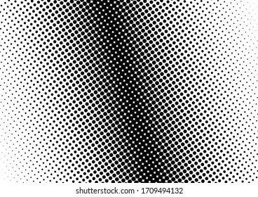 Distressed Dots Background. Gradient Vintage Texture. Points Backdrop. Fade Pattern. Vector illustration