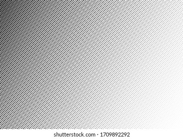 Fondo de puntos alterados. Patrón de semitonos grueso. Fondo monocromo de fondo. Puntos negros y blancos superpuestos. Ilustración del vector