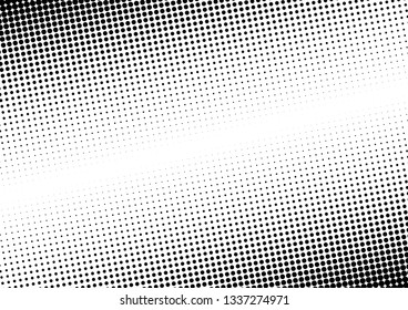Distressed Dots Background. Halftone Pattern. Fade Overlay. Vintage Gradient Backdrop. Vector illustration