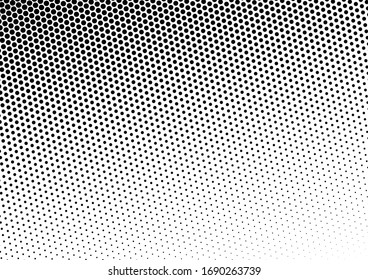 Fondo de puntos alterados. Textura moderna de puntos. Patrón abstracto. Superposición de arte pop. Ilustración del vector