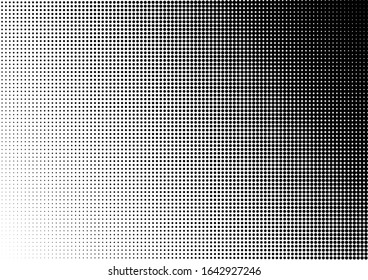 Distressed Dots Background. Points Texture. Pop-art Halftone Overlay. Fade Modern Pattern. Vector illustration