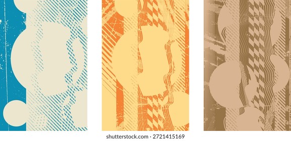 Elemento de diseño punteado afligido. Tono dúo, cartel grunge . Arte moderno. Composición Abstractas y sucia. Fondo de medio tono. Efecto de textura de puntos de semitono. Vector contemporáneo. Diseño de Grange