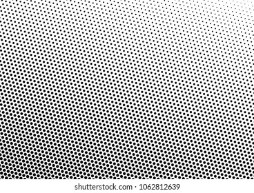 Distressed Dotted Halftone Background. Gradient Pattern. Dots Texture. Fade Overlay. Vector illustration