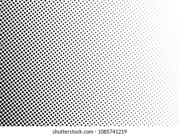 Distressed Dotted Halftone Background. Modern Backdrop. Vintage Dots Pattern. Pop-art Points Texture. Vector illustration