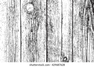 Distressed Dry Wooden Planks Overlay Texture. Empty Grunge Design Background. EPS10 vector.