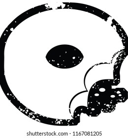 Icono de ilustración vectorial gráfico de efecto con bits de efecto con presión