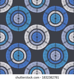 Textura de tela alterada. Material de los hilos. Borde de fondo. Ilustración vectorial para diseño web o impresión.