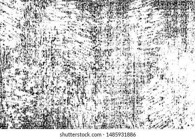 Distressed fabric texture. Vector texture of weaving fabric. Grunge background. Abstract halftone vector illustration. Overlay for interesting effect and depth. Black isolated on white background.