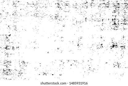 Distressed fabric texture. Vector texture of weaving fabric. Grunge background. Abstract halftone vector illustration. Overlay for interesting effect and depth. Black isolated on white background.