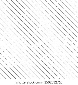 Distressed fabric texture. Vector texture of weaving fabric. Grunge background. Abstract halftone vector illustration. Overlay for interesting effect and depth. Black isolated on white background.