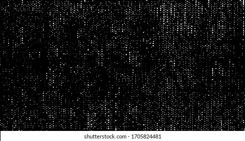 Textura de tela alterada. Textura vectorial de tejido. Borde fondo. Ilustración abstracta de medio tono vectorial. Superposición para efectos interesantes y profundidad. Negro aislado sobre fondo blanco.