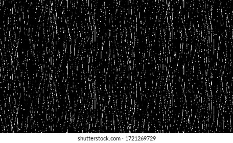 Distressed fabric texture. Vector texture of weaving fabric. Grunge background. Abstract halftone vector illustration. Overlay for interesting effect and depth. Black isolated on white background.