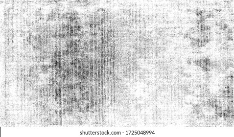 Distressed fabric texture. Vector texture of weaving fabric. Grunge background. Abstract halftone vector illustration. Overlay for interesting effect and depth. Black isolated on white background.