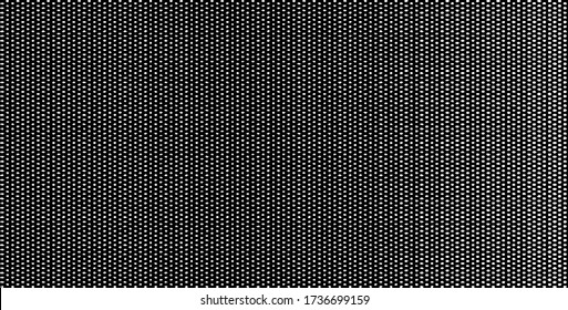 Distressed fabric texture. Vector texture of weaving fabric. Grunge background. Abstract halftone vector illustration. Overlay for interesting effect and depth. Black isolated on white background.