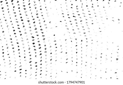 Distressed fabric texture. Vector texture of weaving fabric. Grunge background. Abstract halftone vector illustration. Overlay for interesting effect and depth. Black isolated on white background.