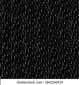 Distressed fabric texture. Vector texture of weaving fabric. Grunge background. Abstract halftone vector illustration. Overlay for interesting effect and depth. Black isolated on white background.
