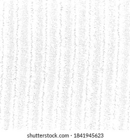 Distressed fabric texture. Vector texture of weaving fabric. Grunge background. Abstract halftone vector illustration. Overlay for interesting effect and depth. Black isolated on white background.