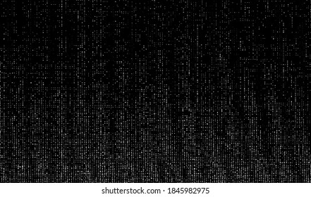 Distressed fabric texture. Vector texture of weaving fabric. Grunge background. Abstract halftone vector illustration. Overlay for interesting effect and depth. Black isolated on white background.