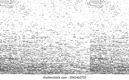 Distressed fabric texture. Vector texture of weaving fabric. Grunge background. Abstract halftone vector illustration