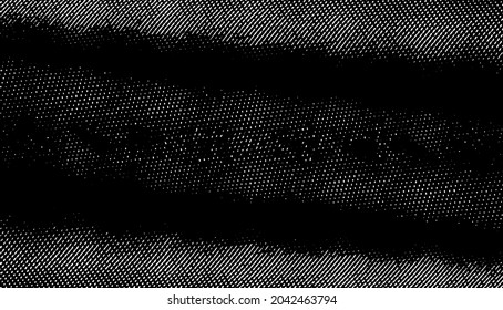 Beklemmte Textur. Vektorstruktur von Webgewebe. brüchiger Hintergrund. Abstrakte Halbtonvektorgrafik