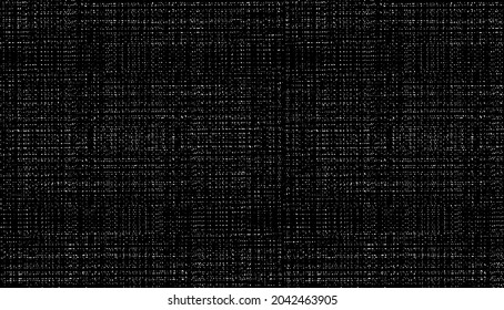 Distressed fabric texture. Vector texture of weaving fabric. Grunge background. Abstract halftone vector illustration